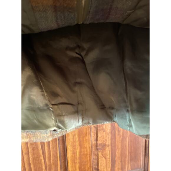 Lauren Ralph Lauren 100% Wool Hunter Green Plaid Equestrian Style Jacket Size 12 - Picture 5 of 7